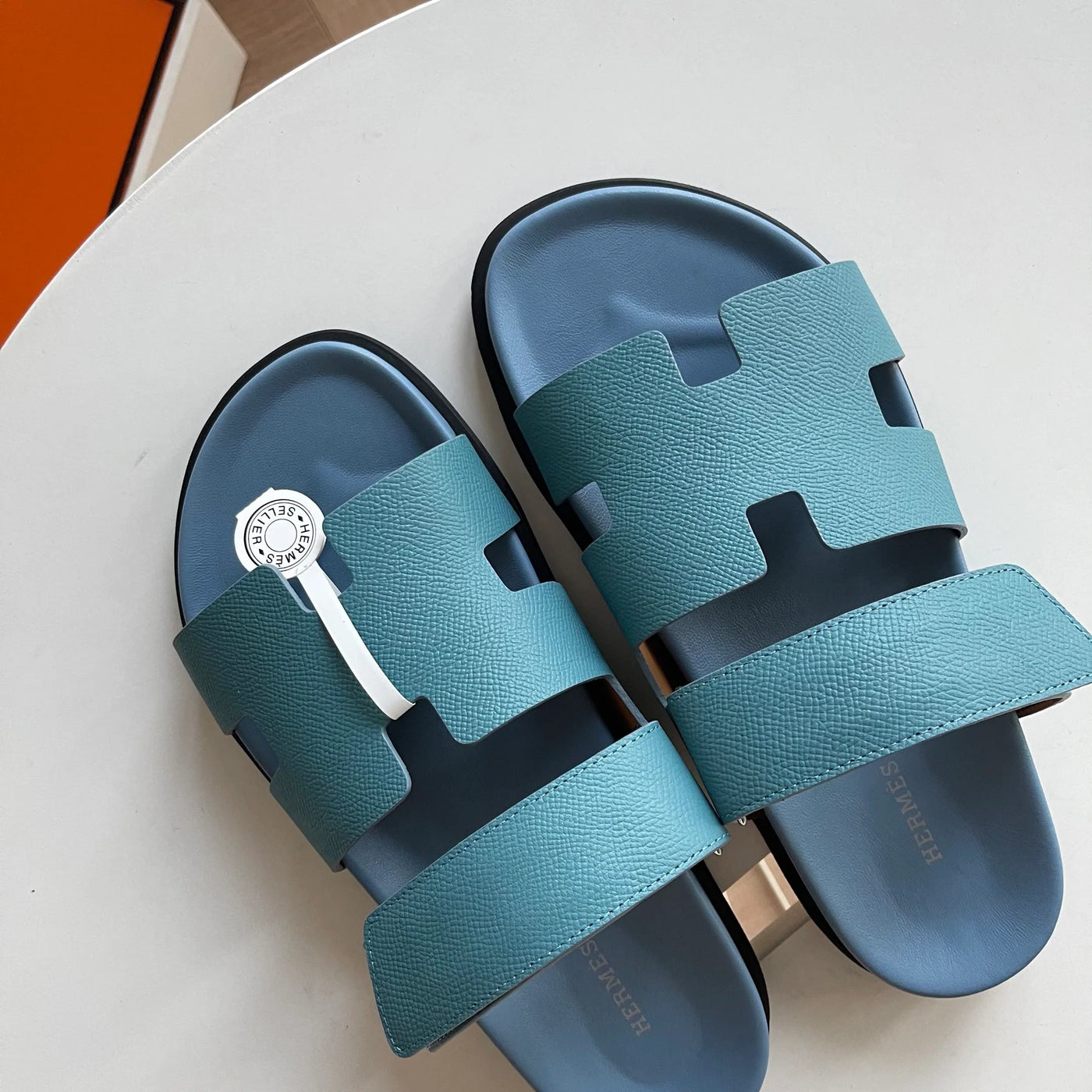 0424 The latest summer calfskin functional sandals