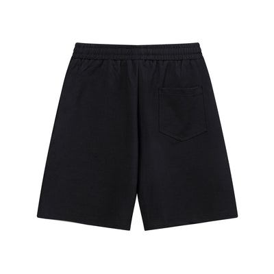250408 New high-quality metal triangular label characteristic knitted shorts
