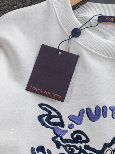 250908 New high-quality embroidered heavy-duty sweatshirt