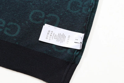 250908 New high-quality gradient full-print knitted cardigan