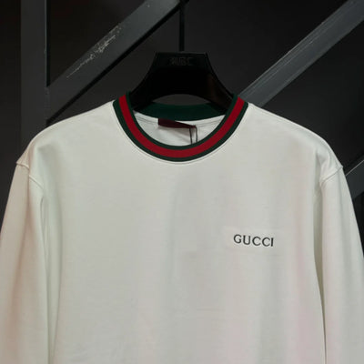 250819 A new high-quality color-blocking classic embroidered sweatshirt