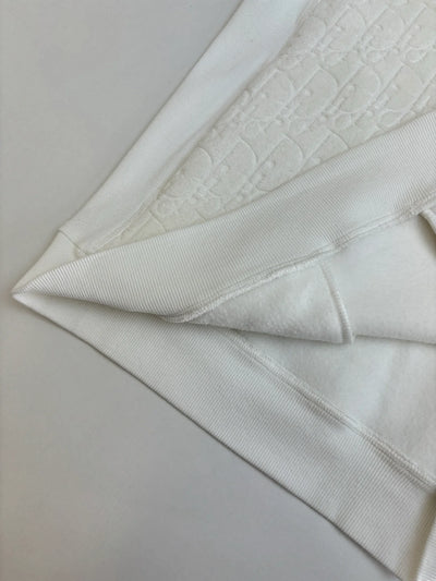 250722 New high-quality, fully printed jacquard letter towel cotton hooded sweatshirt