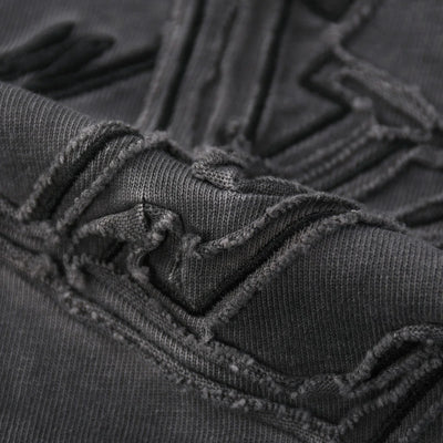250604 New jacquard embroidery heavy work T-shirt