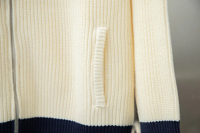 250902 New high-quality letter-covered knitted cardigan sweater