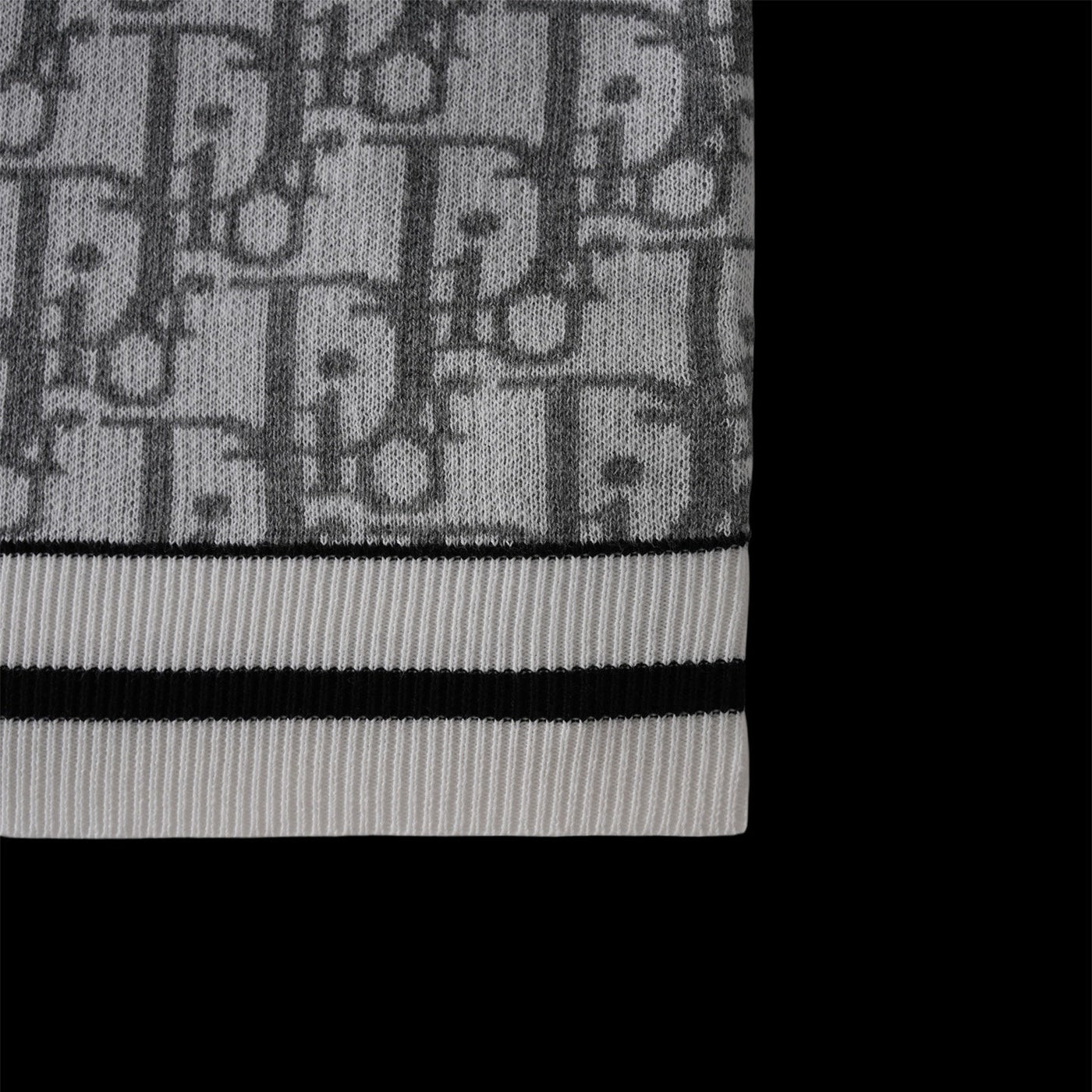 250617 New high-quality jacquard round-neck casual sweater T-shirt