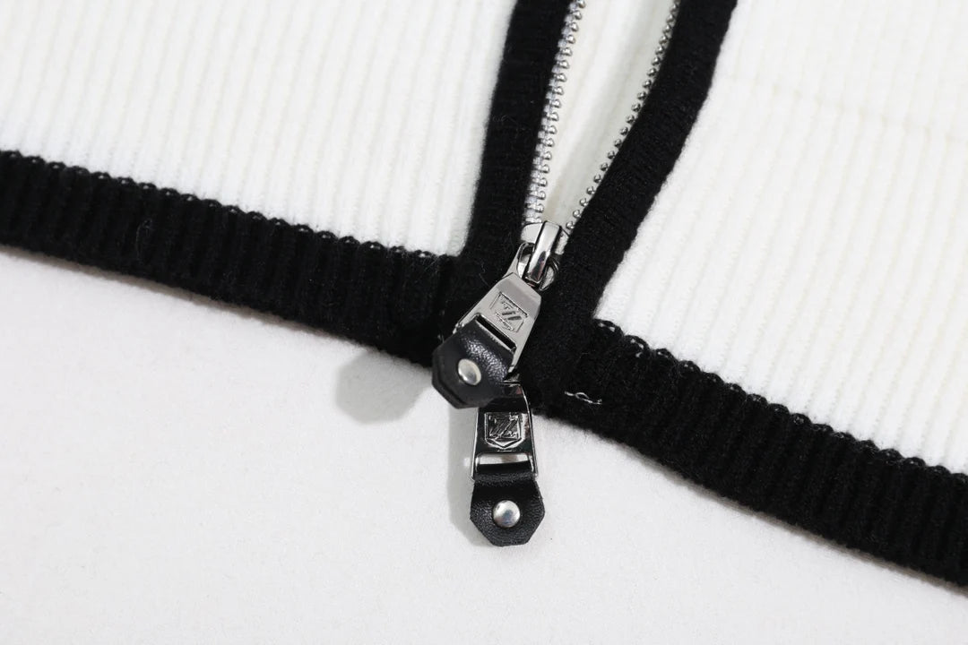 250923 New high-quality zipped wool coat