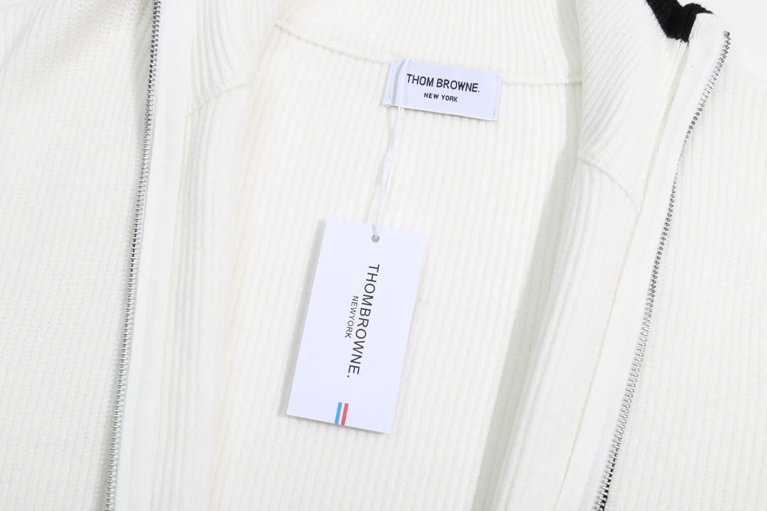 250923 New high-quality zipped wool coat