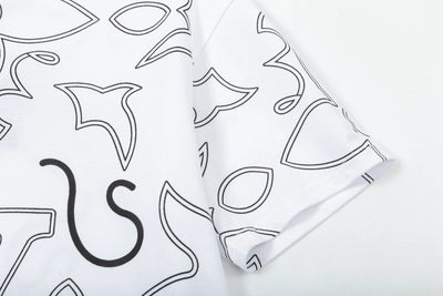 250305 New high quality deranged printed T-shirts