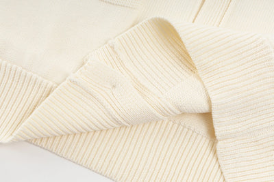 250908 New high-quality and simple wool knitted cardigan sweater