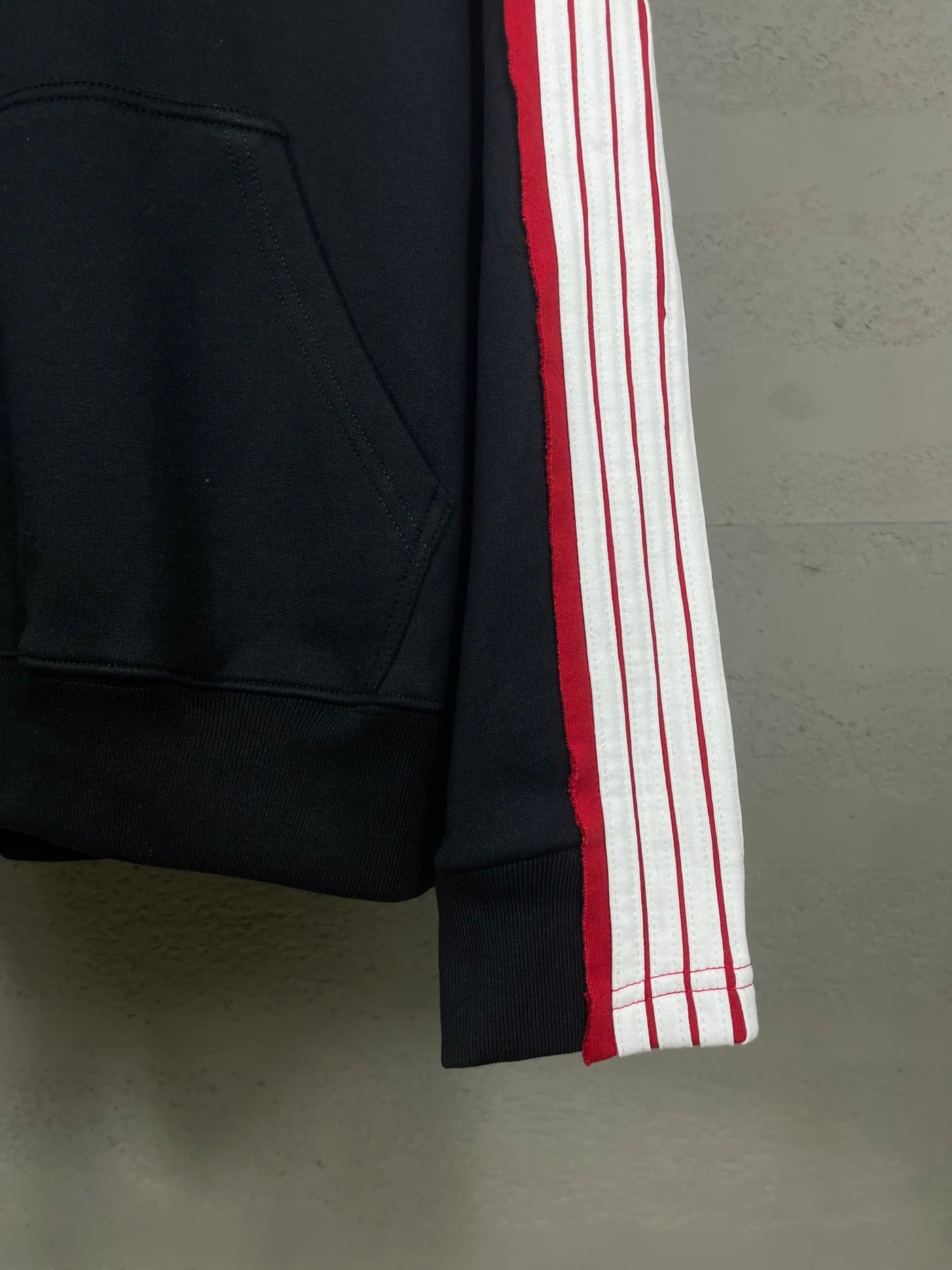 250917 New high-quality shoulder-sleeve color-blocked hoodie