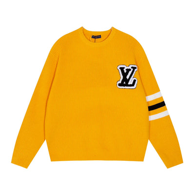 250923 New high-quality patchwork jacquard pullover sweater