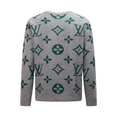 250908 New high-quality jacquard full-print knitted sweater