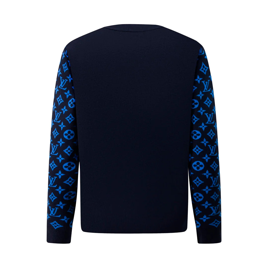 250923 New high-quality patchwork piping knitted cardigan