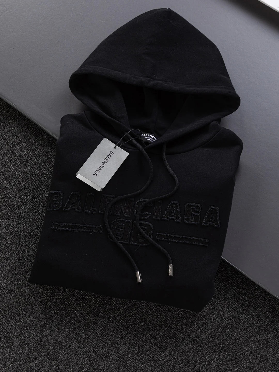 250908 New high-quality patchwork embroidered distressed hoodie