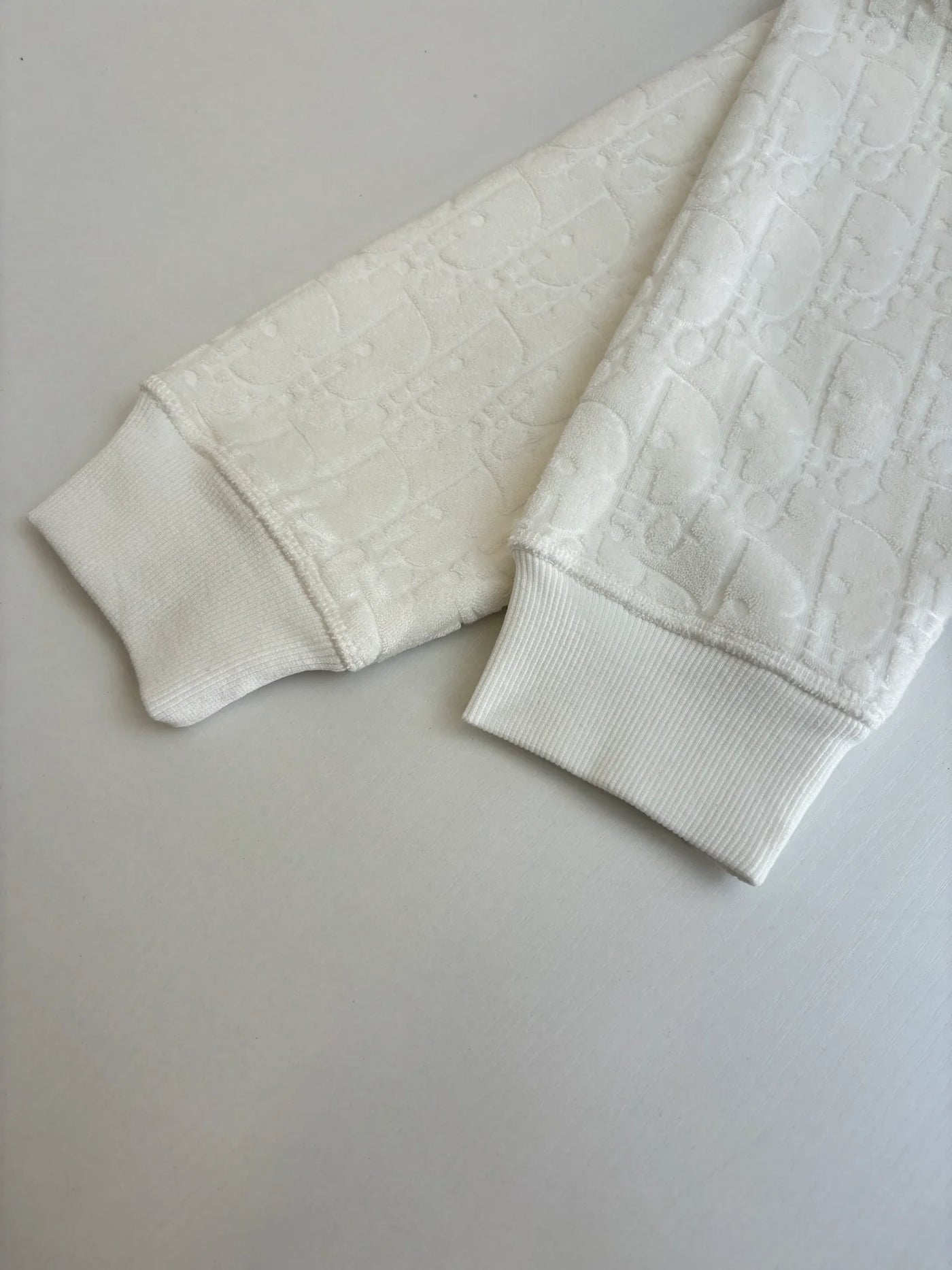 250722 New high-quality, fully printed jacquard letter towel cotton hooded sweatshirt
