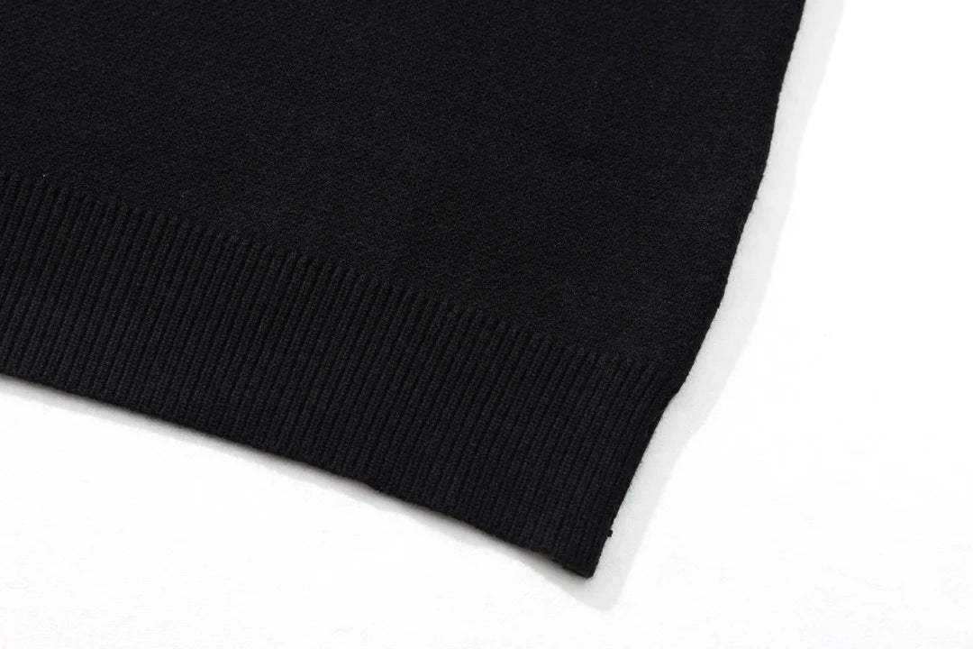 250908 New high-quality towel embroidered jacquard long-sleeved sweater
