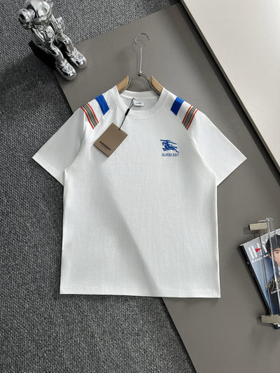 250614 New high-quality embroidered patchwork T-shirt