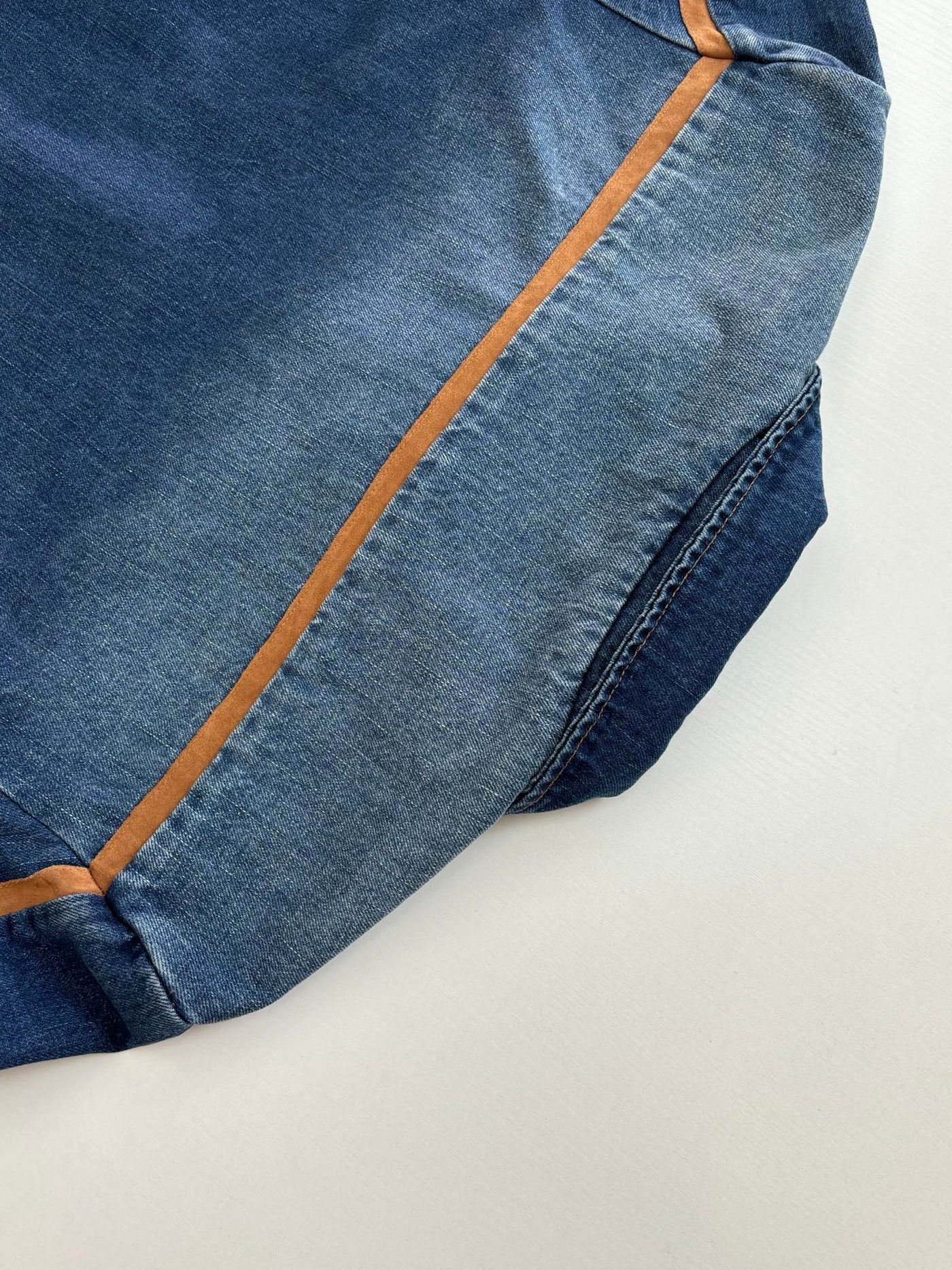 250917 A new high-quality distressed washed leather zipper jacket