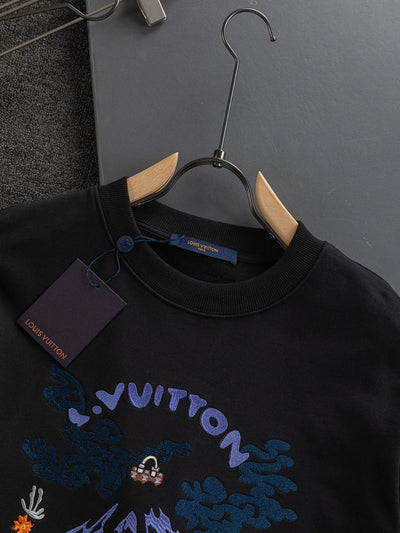 250908 New high-quality embroidered heavy-duty sweatshirt