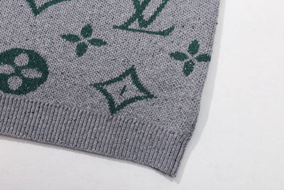 250908 New high-quality jacquard full-print knitted sweater