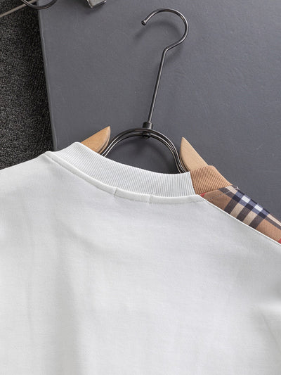 250908 New high-quality patchwork checkered sweatshirt