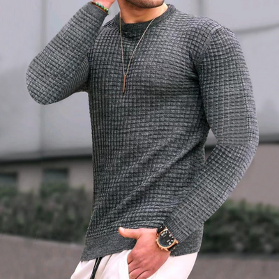 Jacquard Textured Sweater